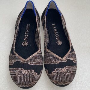 Rothy's Golden‎ Shimmer Ballet Flats Women’s 7.5